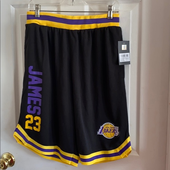 NBA Medium black basketball shorts.